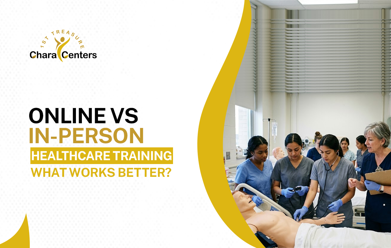 Online vs In-Person Healthcare Training