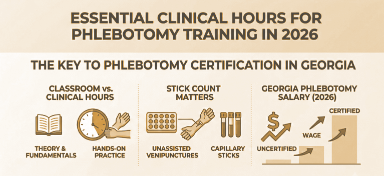 Essential Clinical Hours for Phlebotomy Training in 2026
