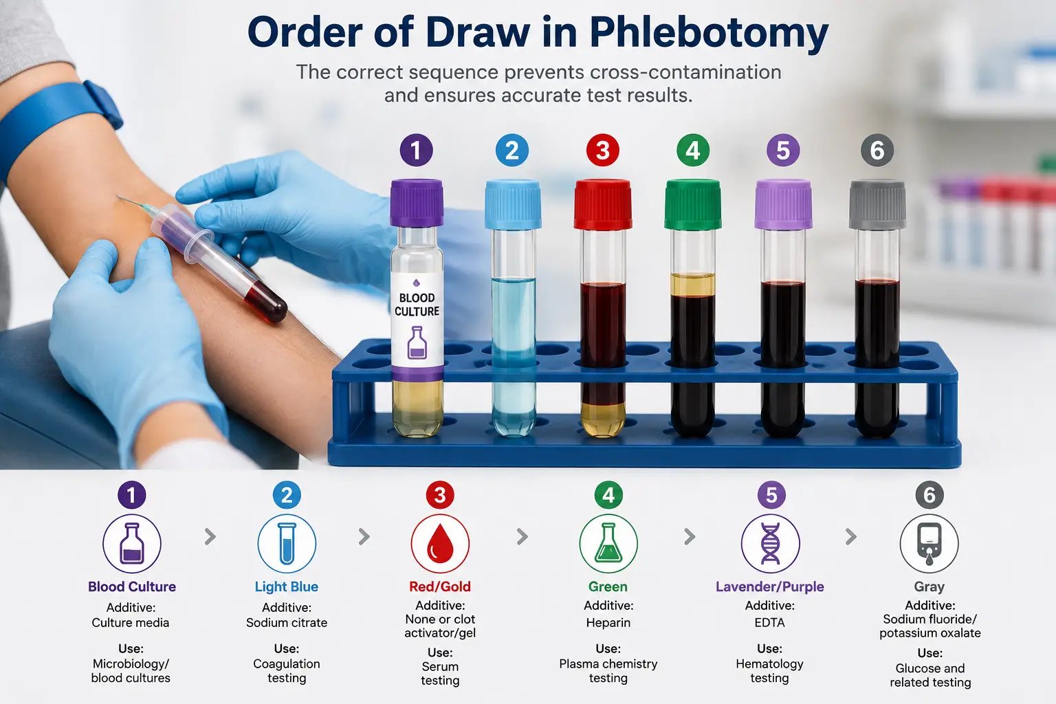 Order of Draw in Phlebotomy